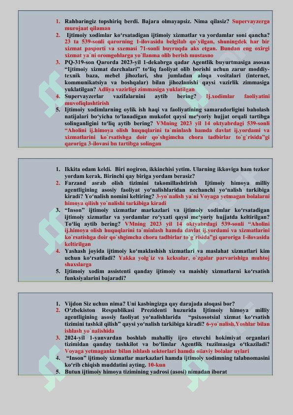Savollar argos  Biletlar 2