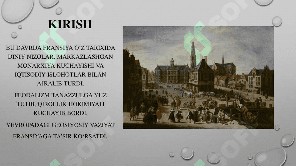 XVI–XVII Asrlarda Fransiya 3