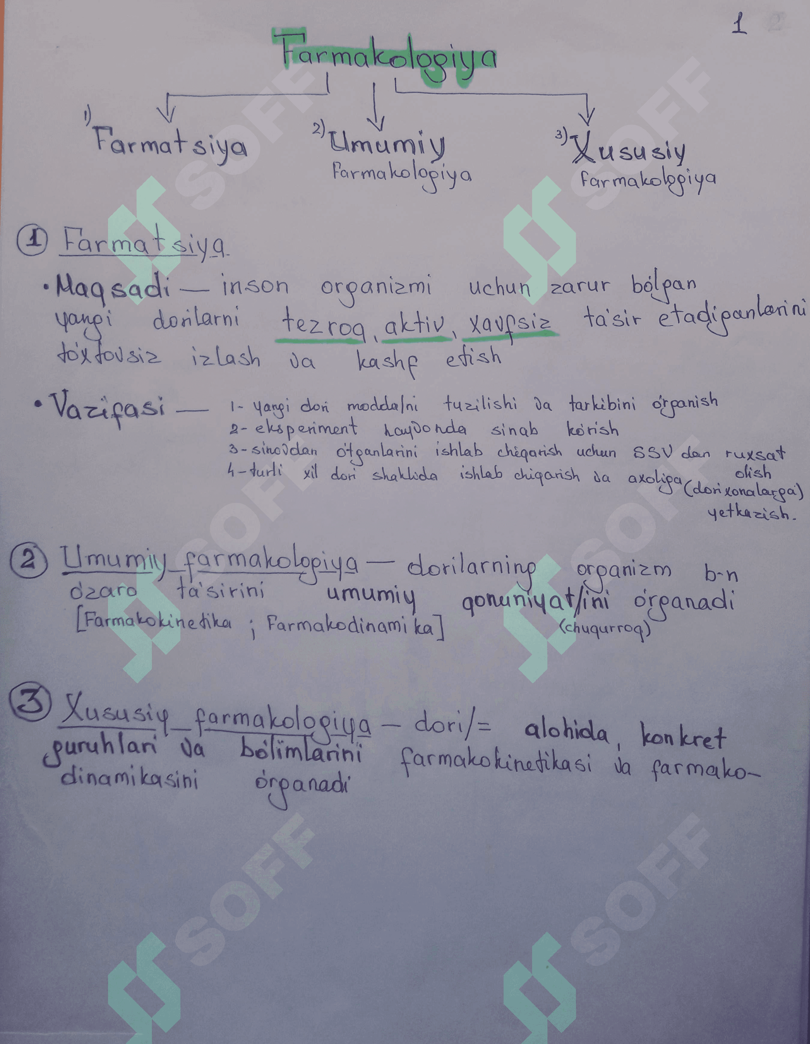 FARMAKOLOGIYA.KIRISH 2