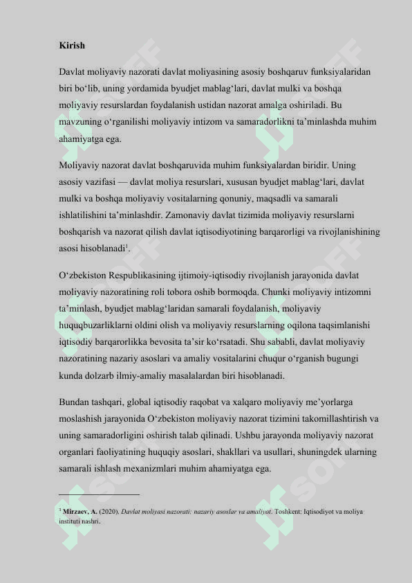 Davlat moliyaviy nazorat tushunchasi 2