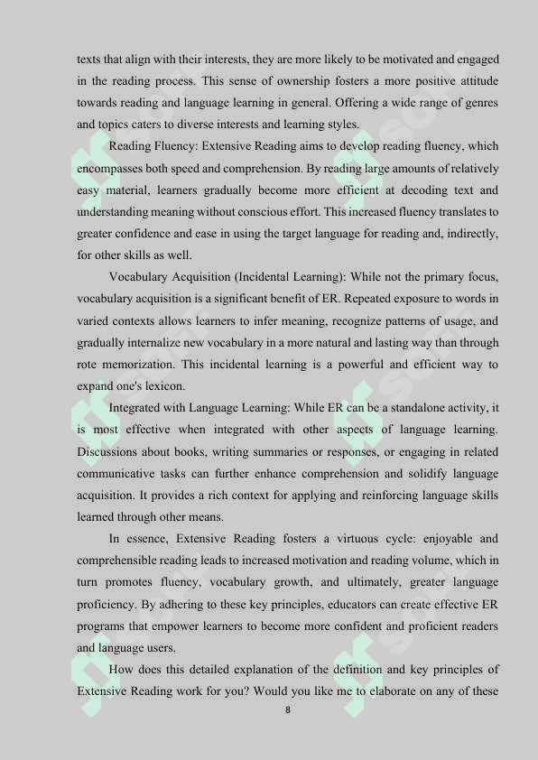 Introduction to Extensive Reading 6