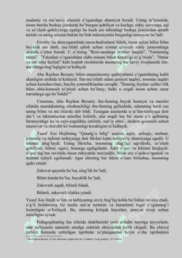 Qadimgi sharqda tarbiyaga oid kitoblar. 4