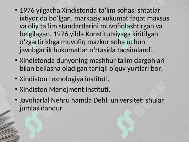4-maruza Hindiston, Singapur va Turkiya talim tizimi 5