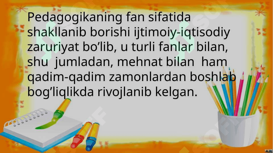 Texnologiya oʻqitish metodikasi fanining nazariy va amaliy asoslari 4