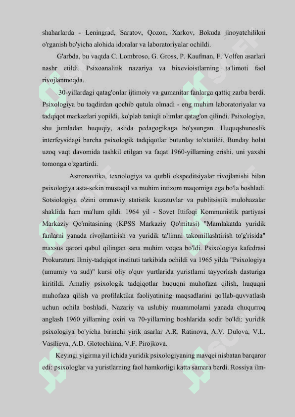 Yuridik psixologiyaning maqsadi va umumiy vazifalari 4