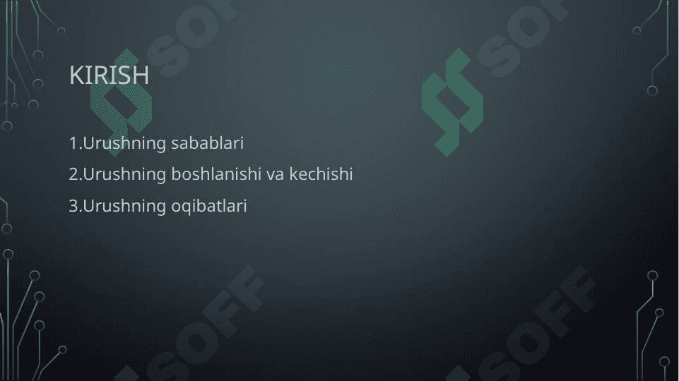 Ikkinchi jahon urushuni o'qitish metodikasi 2