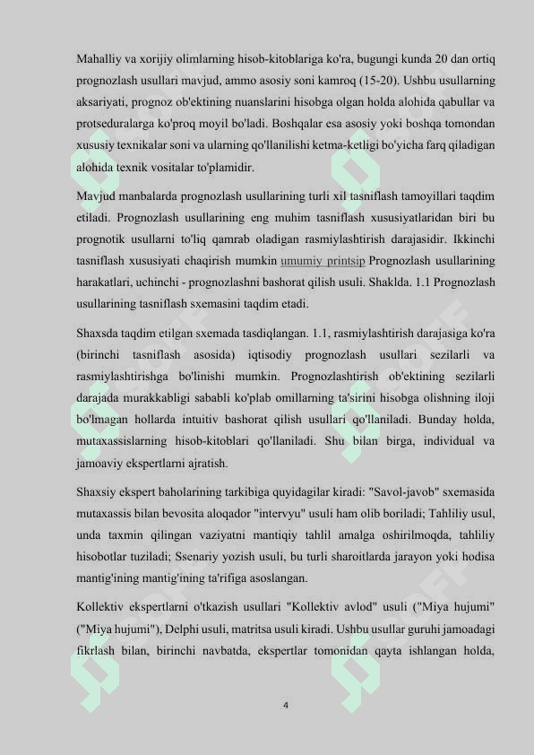 Ijtimoiy iqtisodiy rivojlanishini prognozlash mohiyatiIjtimoiy iqtisodiy rivojlanishini prognozlash mohiyati 4