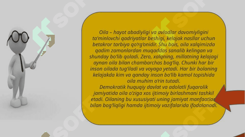 Oilaga va oila muhitiga boʻlgan huquq 4