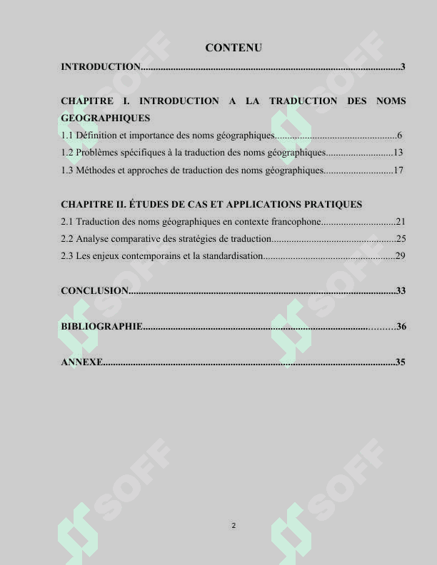 La traduction des noms géographiques 2