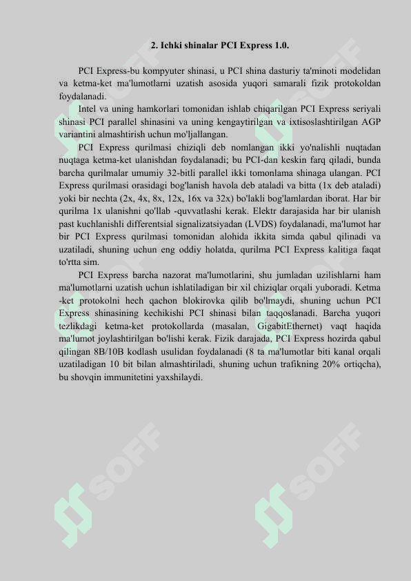 O‘rnatilgan tizimlarda shinalarni tashkil etish 4