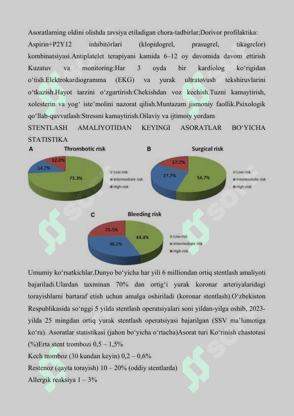 STENTLASH AMALIYOTIDAN KEYINGI ASORATLAR VA ULARNING OLDINI OLISH  tayyor maqola jurnalga chop etilmagan 4