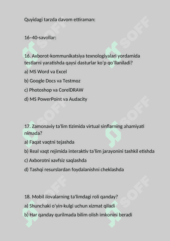 Zamonaviy axborot-kommunikatsiya texnologiyalari va ularning didaktik imkoniyatlari 6