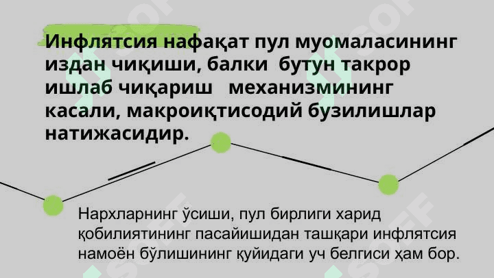 Антиинфлясия сиёсатининг моҳияти, воситалари 7