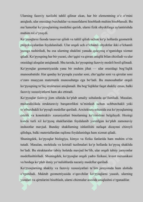 Koʻpyoqlarning tengdoshligi 8