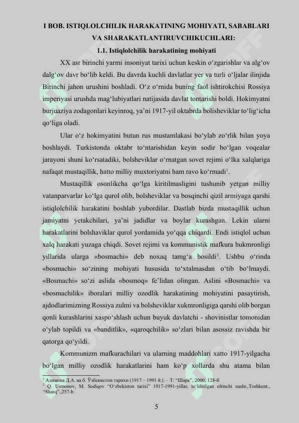Bolsheviklar tuzumiga qarshi kurash harakatlari 5