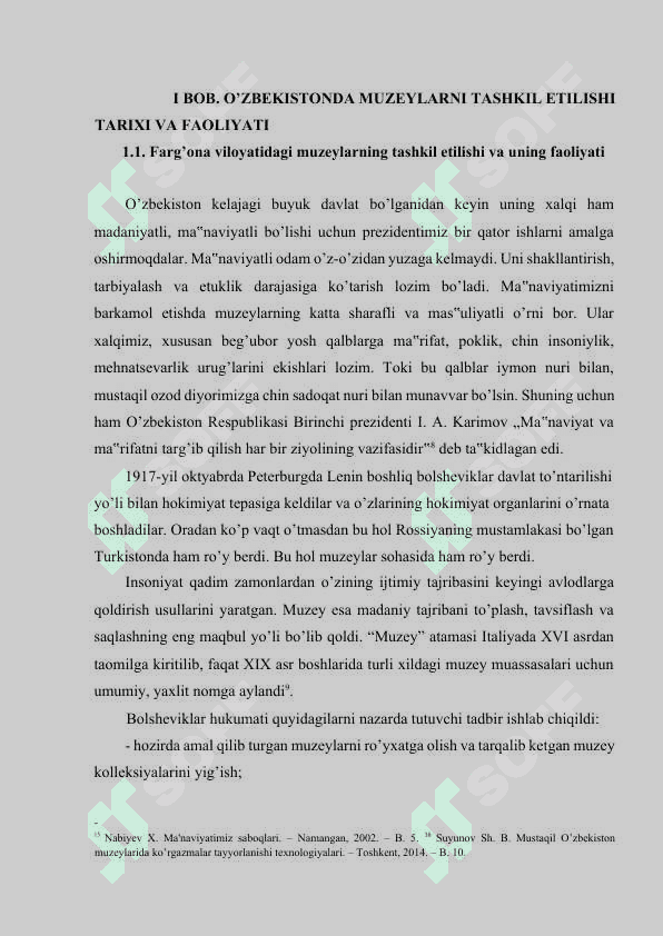 FARG’ONA VILOYATI MUZEYLARI TARIXI 6