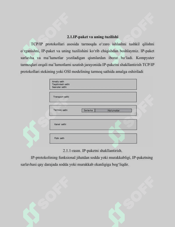 IPv4 va IPv6 protokollari va ularning paket strukturalari 4