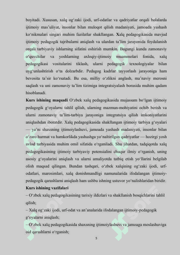 O'zbek xalq pedagogikasida ijtimoiy pedagogik ģoyalar K.docx 5