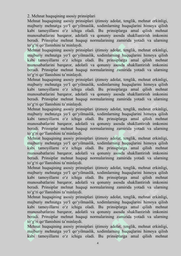 Mehnat huquqi prinsiplari va manbalari 4