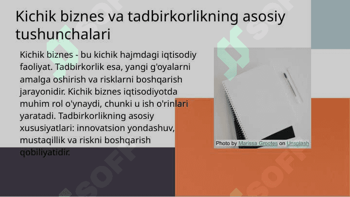 Kichik biznes va tadbirkorlik faoliyati 3