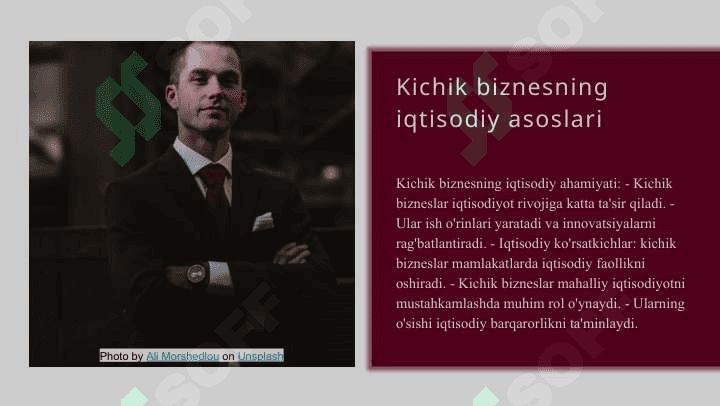 Kichik biznes va tadbirkorlik faoliyati 7