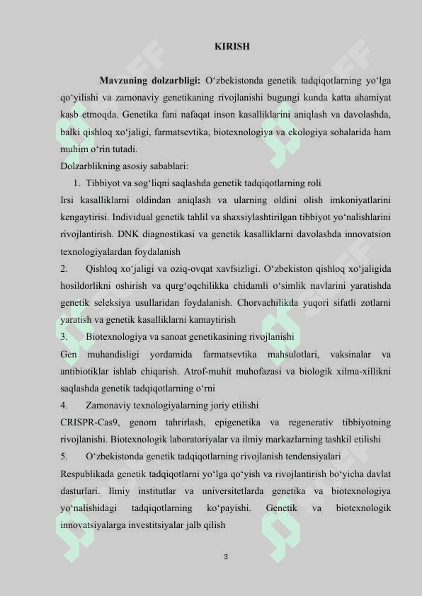 O‘zbekistonda genetik tadqiqotlarning yo‘lga qo‘yilishi va zamonaviy genetikaning rivojlanishi 3