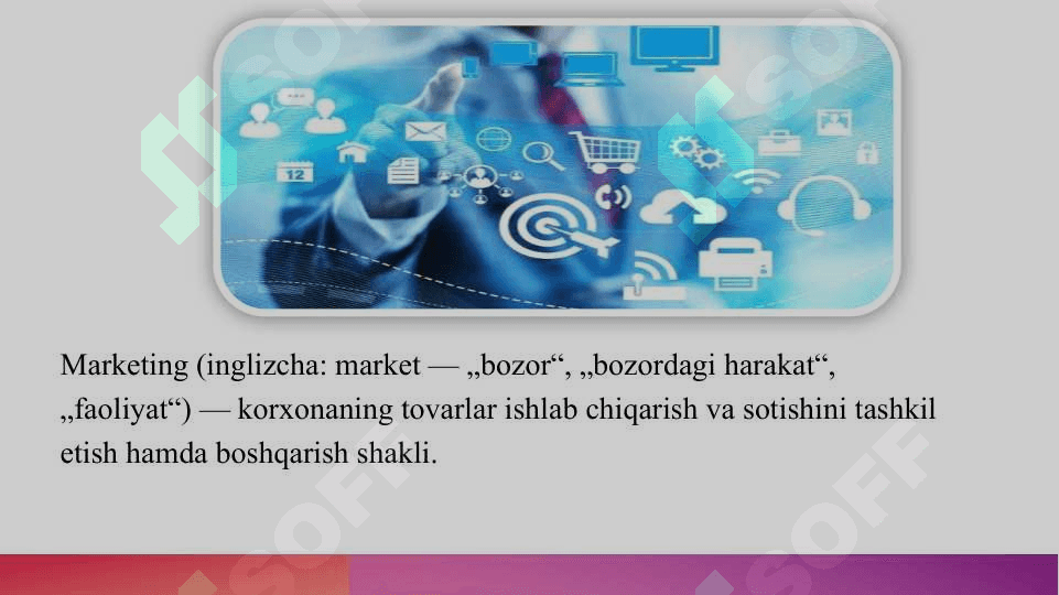 Marketingni o'rganish 2