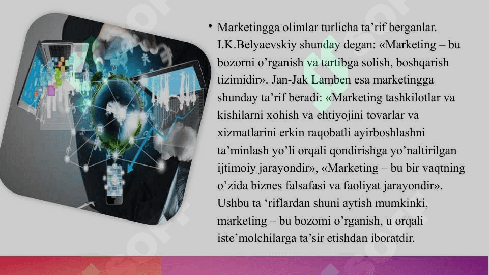 Marketingni o'rganish 4