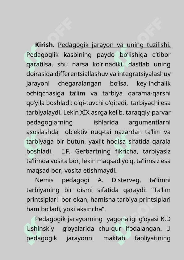 Yaxlit pedagogik jarayon mustaqil ish 19varoq 3