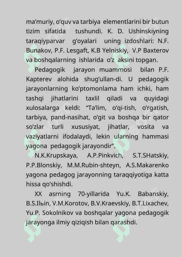 Yaxlit pedagogik jarayon mustaqil ish 19varoq 4