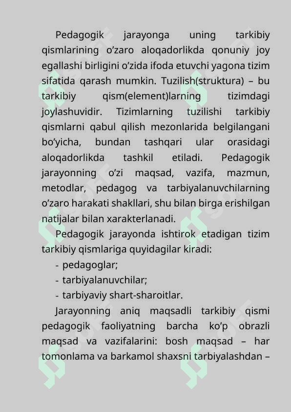 Yaxlit pedagogik jarayon mustaqil ish 19varoq 7