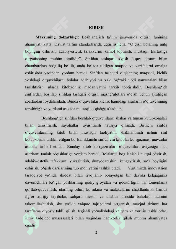 BOSHLANG‘ICH SINFDA  GAP MAVZUSINI O‘RGATISH  METODIKASI 2