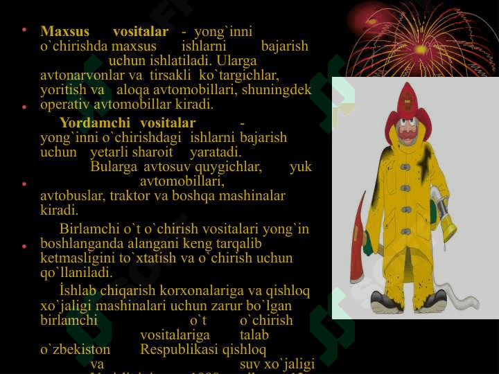 Yong’indan himoyalanishning zamonaviy texnik vositalari 3