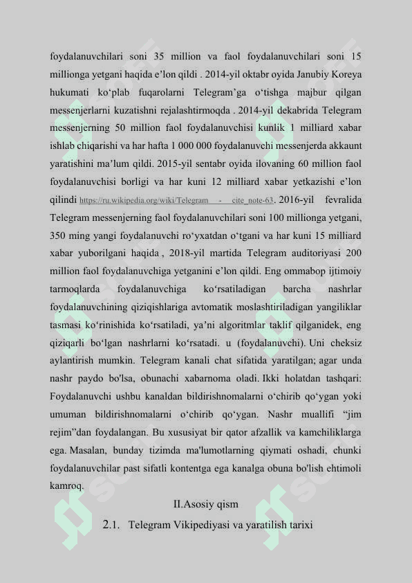 Telegram mobil ilovasi haqida 3