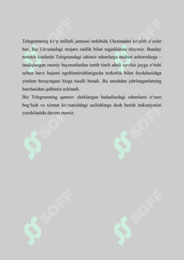 Telegram mobil ilovasi haqida 8