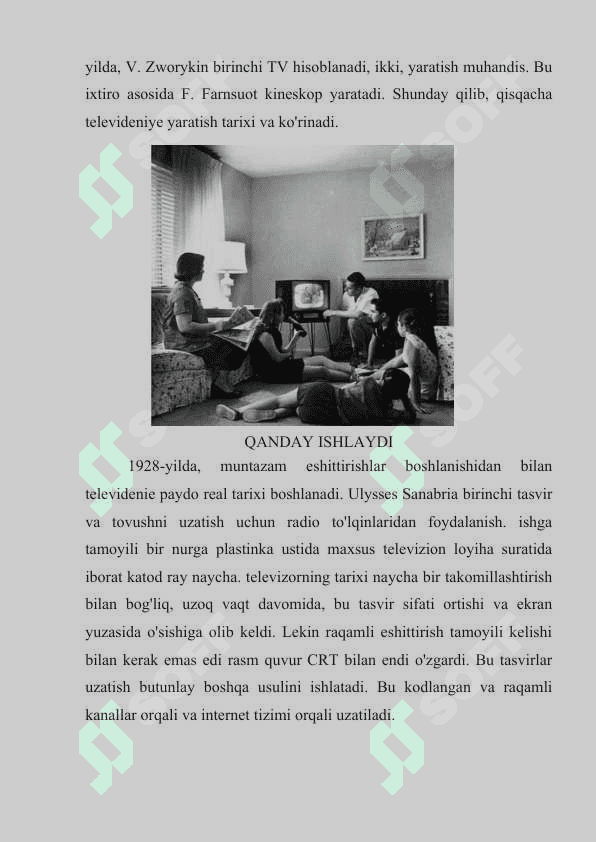 Televideniya-ko'ngilochar sanoat sifatida 3