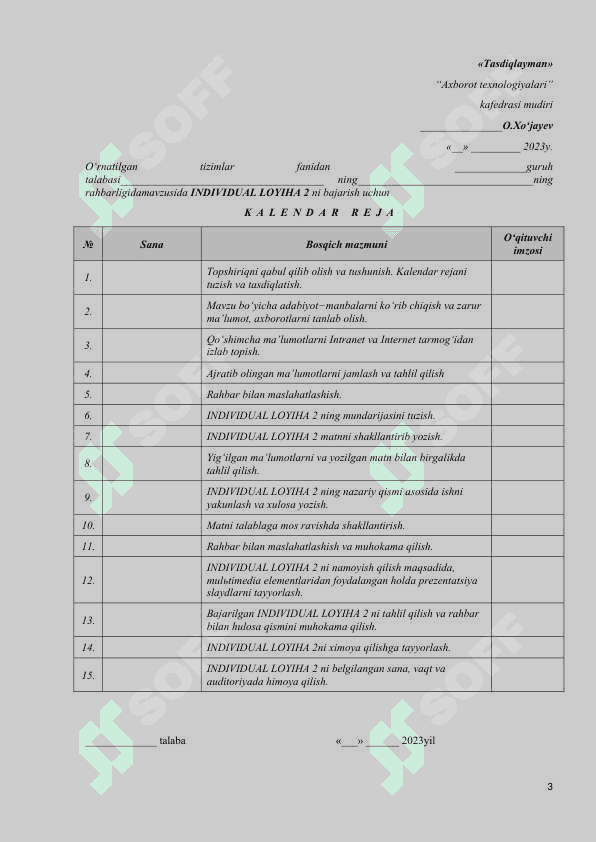 Avtosalonda avtomobil sotib olish ahborot tizimi 3