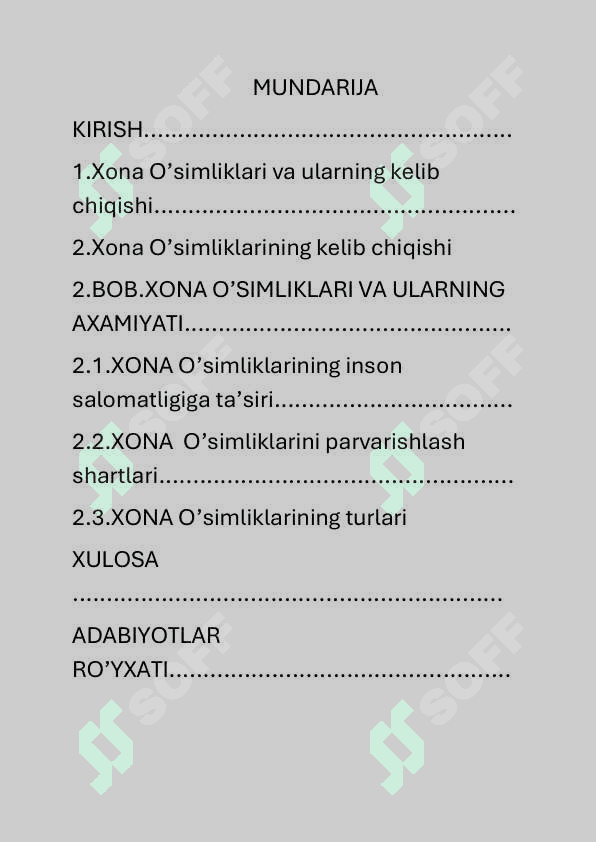 Hona oʻsimliklari ularning kelib chiqishi 2