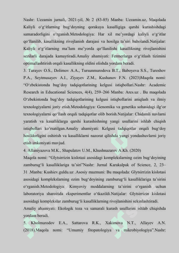 Bug’doydagi qora kuya kasalligi va unga qarshi kurash choralari 7
