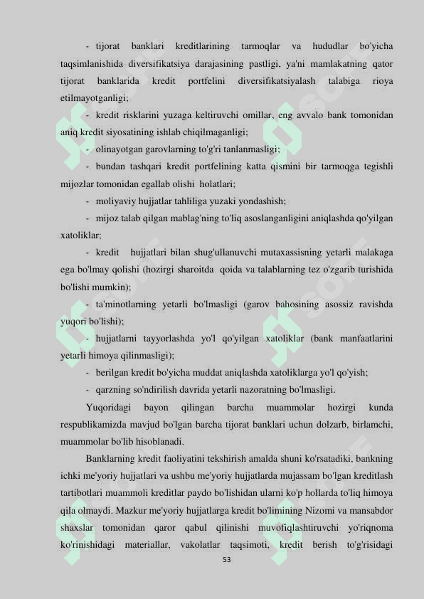 KREDIT RISKINI BOSHQARISHNI TAKOMILLASHTIRISH MASALALARI 3