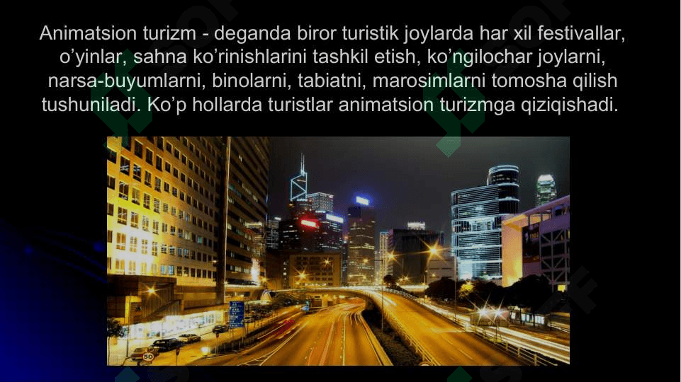 Mehmondo‘stlik industriyasida animatsion xizmatlarni tashkil etish 3