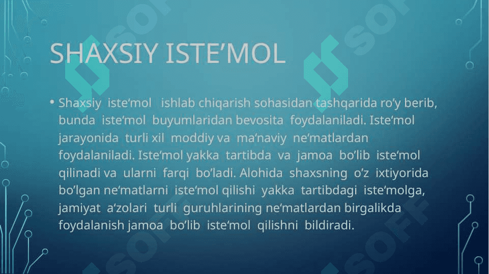 Iste'mol va jamg'arma, investitsiya funksiyalari 6