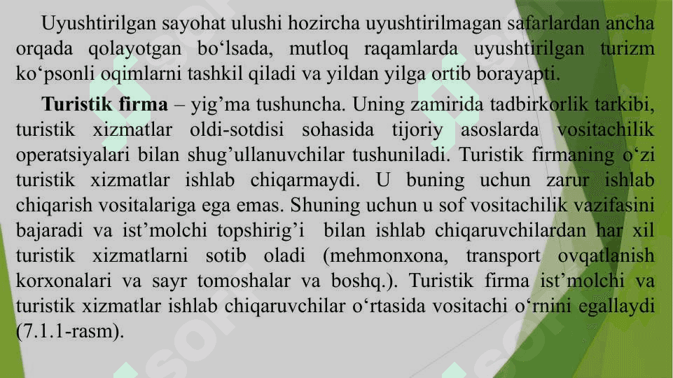 Mehmondo‘stlik industriyasida sayohat agentliklari 3