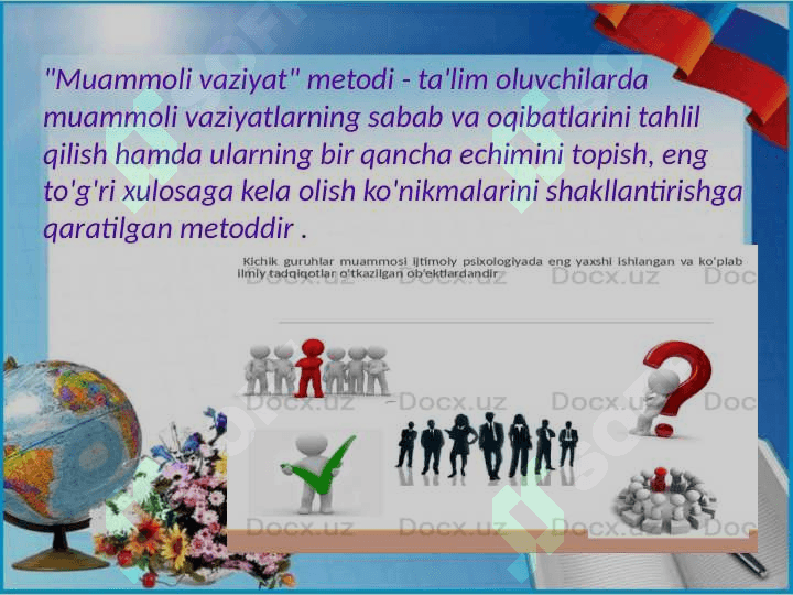 Chingiz Aytmatovning ,,Asrga tatigulik kun ʼʼ romanini oʻqitishda muammoli taʼlim texnologiyalaridan foydalanish 5