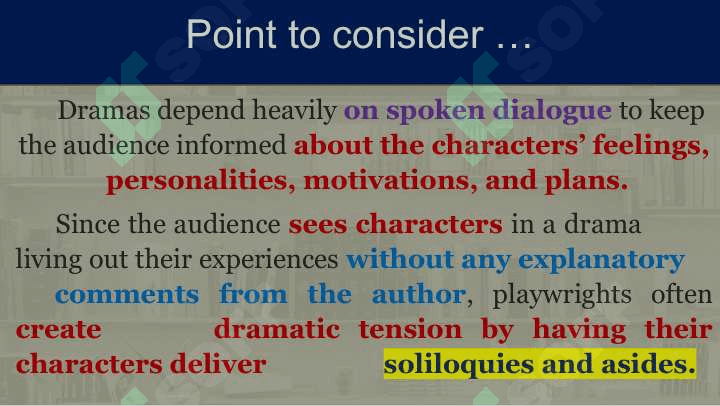 Literary text: Drama 8