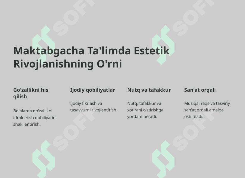 "Ilk Qadam" Dasturida Maktabgacha Yoshdagi Bolalarning Estetik Rivojlanishi: Musiqa Asboblaridan Foydalanish 3