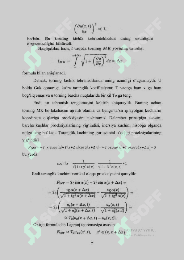 Ikki o’lchovli to’lqin tenglamasini to’r usulidan foydalanib Matlab dasturida yechish 7