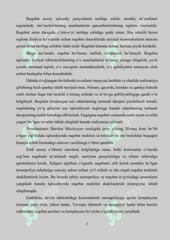 Raqobat va monopoliya 7