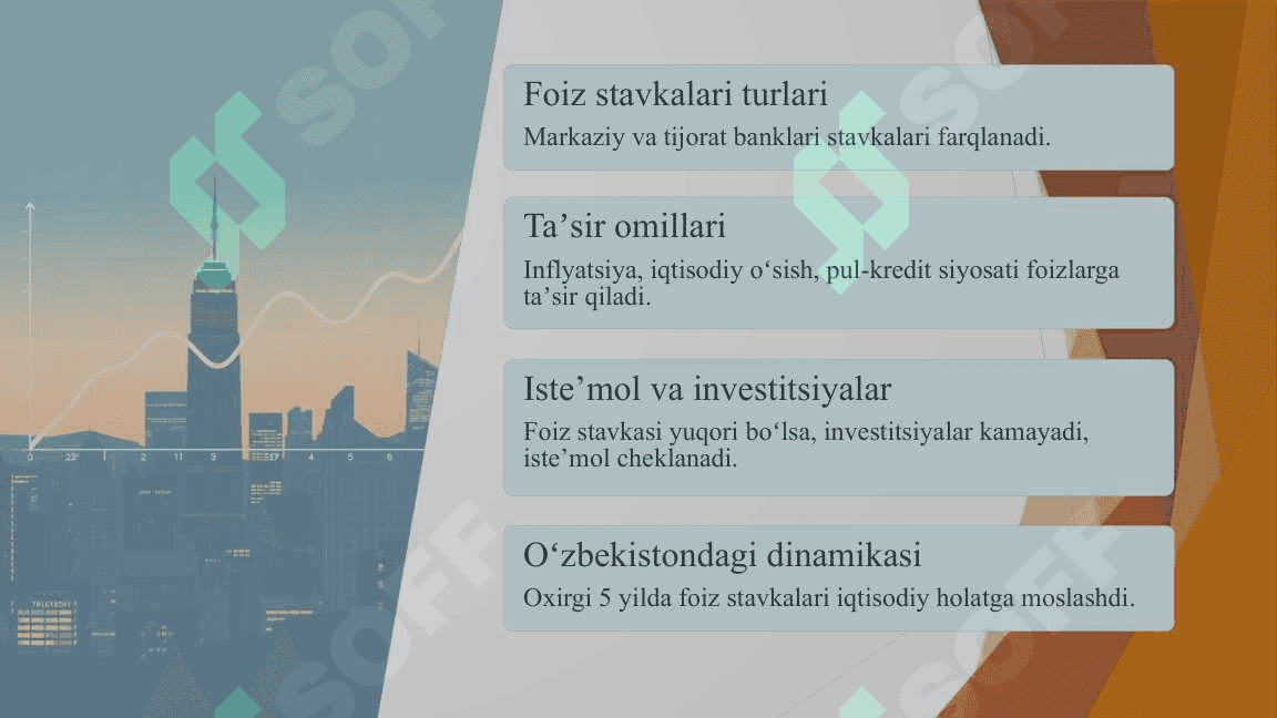 Pul-kredit tizimi. Inflyatsiya va uning turlari. 4