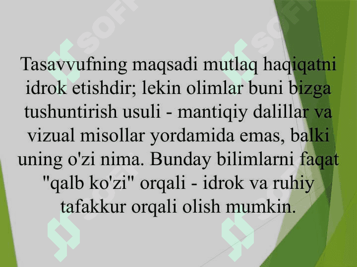 Tasavvuf bo'yicha diniy tadqiqotlar bo'yicha taqdimot 5
